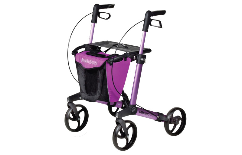 Walker/Rollator Model Gemino 30 Purple